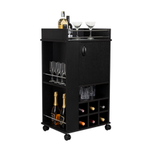 Bar Finland, Wengue, con Amplios Espacios para Ubicar Botellas ZF