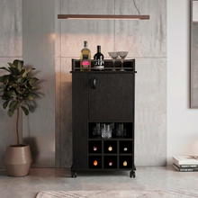 Bar Finland, Wengue, con Amplios Espacios para Ubicar Botellas ZF