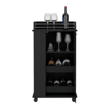 Bar Spirit, Wengue, con Amplios Espacios Para Ubicar Copas y Botellas ZF