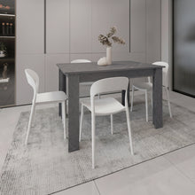 Combo Moven, Incluye comedor y 4 Sillas Con espaldar Color Blanco