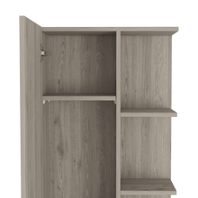 Mueble Esquinero Arán, Humo, con Variedad de Entrepaños ZF