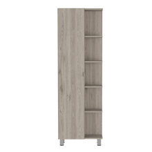 Mueble Esquinero Arán, Humo, con Variedad de Entrepaños ZF