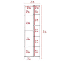 Mueble Esquinero Arán, Humo, con Variedad de Entrepaños ZF