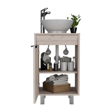 Mueble Para Lavamanos Burco, Bardolino, Con espacio para ubicar objetos de aseo incluye lavamanos ZF