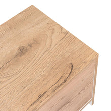 Mesa de Noche Tutto, Macadamia y Blanco, con Cajón Para Guardar Objetos Ideal Para Espacios Reducidos