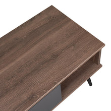 Mesa de Centro Toronto, Milan y Plata Oscuro, con espacio para colocar objetos decorativos