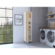 Mueble de Aseo Jalisco, Blanco, con Cuatro Entrepaños y Amplio Espacio de Almacenamiento