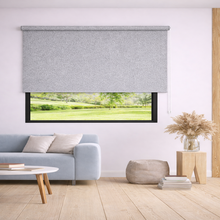 Persiana Enrollable Blackout Decorativo Melissa Gris 200X180