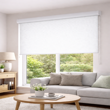 Persiana Enrollable Premium Blackout Decorativo Melissa Blanco 180X180