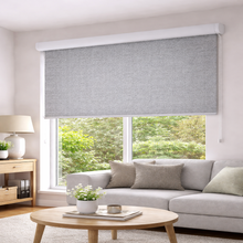 Persiana Enrollable Premium Blackout Decorativo Melissa Gris 200X180