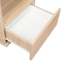 Mesa de Noche Camel, Rovere y Blanco