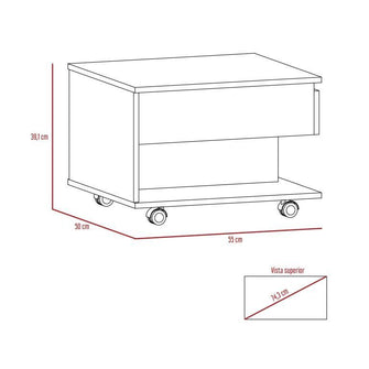 Combo para Sala de Estar Paris, Incluye Panel de Tv y Mesa de Centro Extensible