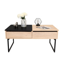 Mesa de Centro Salento, Beige con Gran Capacidad de Almacenamiento