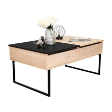 Mesa de Centro Salento, Beige con Gran Capacidad de Almacenamiento