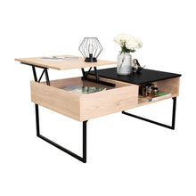 Mesa de Centro Salento, Beige con Gran Capacidad de Almacenamiento