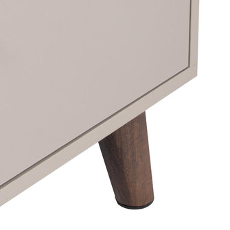 Mesa de Centro Mirabella, Cocoa, con un Cajón y Dos Puertas Batientes