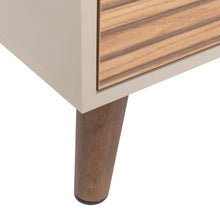 Mesa de Noche, Mirabella, Cocoa, con un Cajón y Amplio espacio para Almacenar Objetos