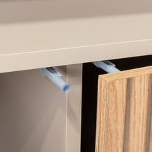 Bar Mirabella, Cocoa, con Dos Puertas Abatibles y Espacio para Almacenar Copas