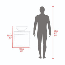 Combo Lavamanos Ganet II, Nogal Europeo y Capri, Incluye Lavamanos en Porcelana Sanitaria y Grifería