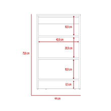 Gabinete de Baño Aqua 3 Pequeño, Blanco Vainilla y Café Claro, Con Variedad De Entrepaños