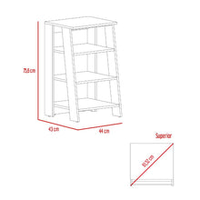 Gabinete de Baño Aqua 3 Pequeño, Blanco Vainilla y Café Claro, Con Variedad De Entrepaños