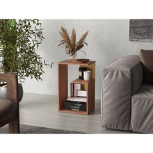 Mesa de Noche Evert, Arupo y Fresno Europeo, con diseño moderno y espacio para ubicar objetos