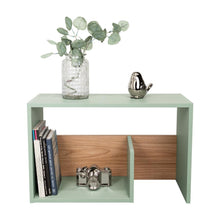 Mesa de Noche Evert, Agave y Fresno, con diseño moderno y espacio para ubicar objetos