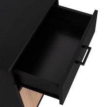 Mesa de Noche Grays, Wengue y Fresno Europeo, con una puerta y cajón