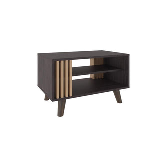 Mesa de Centro Shane, Wengue y Fresno Europeo, con diseño moderno ZF