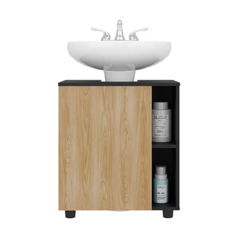 Mueble Para Lavamanos Pascuale, Fresno Europeo y Wengue, No incluye Lavamanos