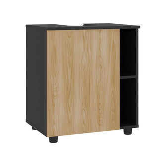 Mueble Para Lavamanos Pascuale, Fresno Europeo y Wengue, No incluye Lavamanos