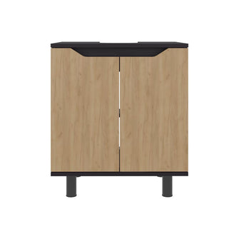 Mueble Para Lavamanos Marlo, Kronos Wengue y Kronos Fresno, No incluye Lavamanos
