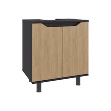 Mueble Para Lavamanos Marlo, Kronos Wengue y Kronos Fresno, No incluye Lavamanos