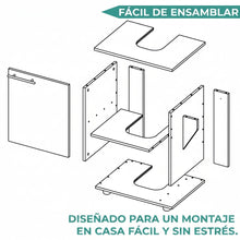 Mueble Para Lavamanos Pili, Kronos Wengue y Kronos Fresno, No incluye Lavamanos ZF