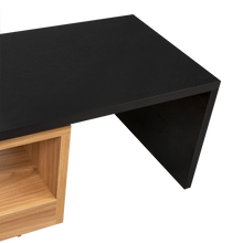 Mesa de Centro Wesley, Wengue y Fresno Europeo, con Amplio Espacio Ideal Para Ubicar Decoraciones