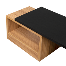 Mesa de Centro Wesley, Wengue y Fresno Europeo, con Amplio Espacio Ideal Para Ubicar Decoraciones