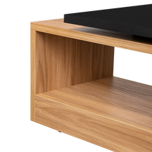 Mesa de Centro Wesley, Wengue y Fresno Europeo, con Amplio Espacio Ideal Para Ubicar Decoraciones