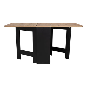 Mesa Auxiliar Galety, Wengue y Chocolate, Con Capacidad Para Seis Puestos
