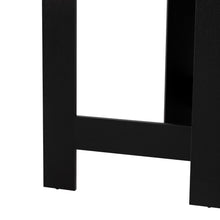 Mesa Auxiliar de Cocina Plegable Merida, Wengue y Macadamia, con Amplia Superficie