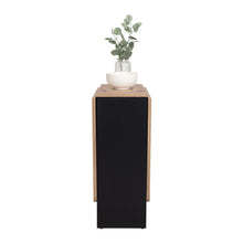 Mesa Auxiliar de Cocina Plegable Merida, Wengue y Macadamia, con Amplia Superficie
