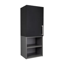 Gabinete de Baño Oporto, Wengue y Plata Oscuro, con espacio para guardar objetos de aseo personal