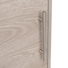 Mesa de Noche Brail, Humo, con Espacio Para Colocar Objetos Decorativos ZF