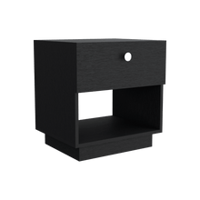 Mesa de Noche Luxu, Wengue, con Un Cajon Multiuso