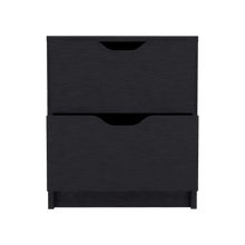 Mesa de Noche Brasilia,Wengue, con Diseño Practico, Funcional y Moderno