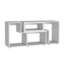 Mesa Para Tv Ascher, Blanco Duqueza, con Espacio Para Televisor de Hasta 50 Pulgadas