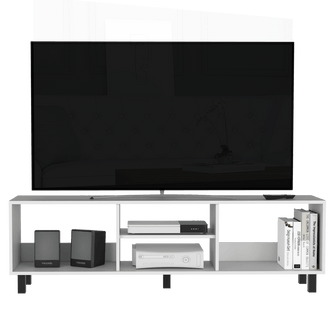 Mesa Para Tv Tunez, Blanco Duqueza, Para Televisor Hasta 70 Pulgadas