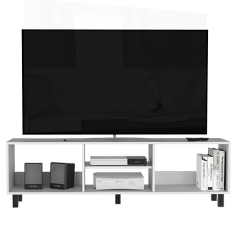 Mesa Para Tv Tunez, Blanco Duqueza, Para Televisor Hasta 70 Pulgadas