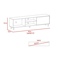 Mesa para TV Tunez, Macadamia, Para Televisor Hasta 70 Pulgadas ZF