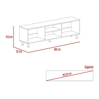 Combo para Sala Hefesto, incluye Mesa de Tv y Escritorio