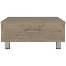 Mesa de Centro Ascher, Beige, con Un Cajón